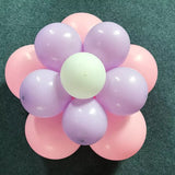 Flower Modelling Balloons Clip, Birthday Party Wedding Decoration Ballons Accessories Foil Balloons Sealing Clamp, Flower Shape Balloon Clips Holder