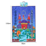 Children Educational Battery Operator Interactive Praying Mat, Praying Rug for Children Gift,  Islamic Children Prayer Mat