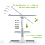 Foldable Laptop Desk, Portable Laptop Bed Table