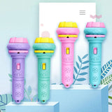 Flashlight Projector Torch Lamp, Toy Cute Cartoon Creativity Toy Torch Lamp Flashlight Projector Toy Baby Sleeping Story Book Toy Lamp, Bedtime Night Light, Fun Toys For Baby Toddlers