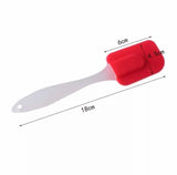 Set Of 2 Silicone Spatula, Barbeque Brush Cooking Utensil Tool Kit, Heat Resistant BBQ Oil Condiment Brushes Cake, Silicon Spatula Spoon Heat Oiling Brushes, Non-Stick Silicon Kitchen Utensils