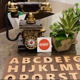 Baby Toy Wooden Puzzle, Alphabet Shape Puzzle Wooden Board Game, Wooden Montessori Toy For Children