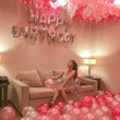 Endless Summer Party Deal, Happy Birthday White And Pink Party Deal, Happy Birthday Balloon Decorations, Happy Birthday Party Supplies