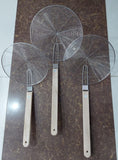 Spider Strainer,  Large Stainless Steel Mesh Filter Colander, Wooden Handle Kitchen Oil Filter, French Fries Colanders Strainer, Wooden Handle Frying Net, Hot Pot Leaky Filter Sieve, Household Kitchen Strainer