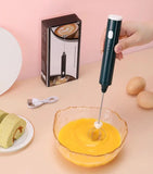 Handheld Frother Coffee Beater, USB Rechargeable Coffee Blender, Household Milk Shaker Mixer Foamer Food Blender, Kitchen Cooking Tool