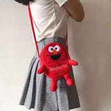 Cute Disney Characters Kids Crossbody Bags, Plush Crossbody Bags, Soft Stuffed Shoulder Bags For Girls, Elegant Women Crossbody Bags