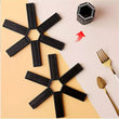Folding Heat Insulation Pod Mat,  Heat Resistant Trivet for Marble and Granite Counter, Coaster Washable Pad