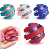 Orbit Ball Cube, Rotating Marble Track Magical Bead Orbit Ball, Fingertip Decompression Infinity Cube Spinner, Fingertip Anti stress Toy Rotating Balls, Anti Stress Sensory Toy, Creative Rotary Finger Track Ball, Fingertip Cube Gyroscope