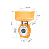 Mini Kitchen Scale With Tray Bowl, Measuring Weight Tool, Measure and Compass Mechanical Scales