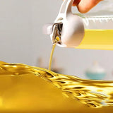 630ml Oil Glass Bottle Jar, Seasonings Condiment Dispenser, Soy Sauce Chili Oil Bottle, Glass Olive Oil Bottle, Oil Pouring Oil Leak-proof Kitchen Bottle, Gravy Oil Pourer Bottle For Cooking
