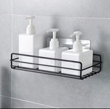 Iron Bathroom Shelf, Shampoo Storage Holder, Bathroom Shelf Shampoo Storage Rack,  Bath Hanging Basket, Iron Cosmetic Holder, Bathroom Kitchen Punch Corner Frame Shower Shelf, Kitchen Bathroom Accessories, Iron Shower Rack