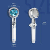 Propeller Shower Head, Bathroom Turbo Fan Shower, Adjustable Handheld Shower Head, 360°Turbo Fan Shower With Filters, Vortex Shower Head, Hydro Jet Shower Head, Fan Shower Head, Propeller Driven Handheld Shower Head with Filter