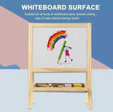 Double Sided Magnetic Writing Black & White Board, Magnetic Writing Board, Mini Wooden Writing Board