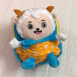 3D Fluffy Stuff Bag Pack With Front Toy, Children Student School Bags, Casual Backpack For Teenagers Kids Boys