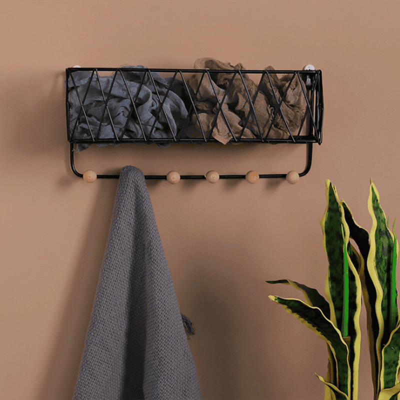 Criss Cross Wall Shelf, Creative Home Wall Hook, Iron Grid Wall-mounted Storage Rack, Home Ornaments Display Holder, Simple Nordic Wrought, Decoration Housekeeper, Living Room Kitchen Wall Storage Organizer