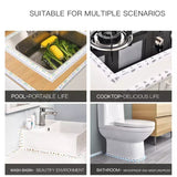 Kitchen Sink Waterproof Tape, 5 Meter Anti-mold Waterproof Tape, Bathroom Countertop Toilet Gap, Self-adhesive Seam Stickers, Bath Sealing Strip Tape, Self Adhesive Waterproof Wall Sticker Sink Edge Tape