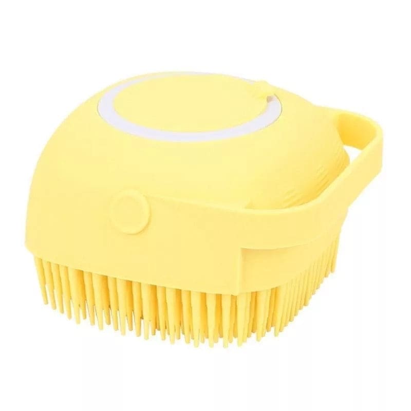 Square Bath Brush, Soft Silicone Baby Bath Brush, Massage Baby Cleaner, Dispenser Brushes, Squares Bath Brush
