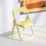 Set Of 3 Cute Chair Shaped Foldable Lazy Phone And Ipad Holder, Portable Design Mobile Phone Holder, Foldable Support Desk Mobile Phone Stand