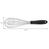 Balloon Wire Whisker, Stainless Steel Dual Wire Mixer, Kitchen Tool Cream Milk Egg Beater, Portable Handheld Egg Beater, Manual Whisk Dough Mixer Blender