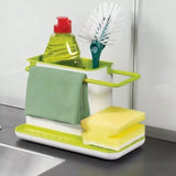 Wash Cloths Holder, Shelf Sponge Holder, Multifunctional Kitchen Storage Organizer, Shelf bathroom Storing Tool, Creative Plastic Shelves