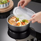 Stainless Steel Vessel With Lids, Mixing Crisper Food Container Bowls, Chef Buddy Stainless Steel Bowl Set, Classic Cuisine Metal Fresh Keeping Bowls