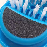 Bath Feet Slipper, Foot Cleaning Brush Slipper, Foot Scrubber Bath Shoe with Brush, Bathroom Massager Slipper, Room Foot Care Cleaning Scrubber Brushes, Pumice Stone Foot Scrubber