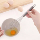 Stainless Steel Balloon Whisk Beater, Kitchen Baking Tools, Egg Beater Mixer Kitchen Tool, Household Kitchen Baking Mixing Tool, Handheld Whisk for Blending, Whisking, Beating, Stirring And Mixing