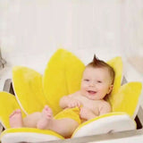 Foldable Flower Blooming Bath Tub, Baby Play Bath Sunflower Cushion Mat, Folding Non Slip Baby Bath Pad, Flower Shape Mat Sofa Seat