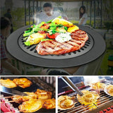 Round Barbecue Grill, Stainless Steel Bbq Grill, Bonfire Grill Stove