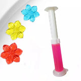 Frangrance Toilet Cleaner, Gel Deodorant Air Freshner, Aromatic Flower Needle Detergent Flower Toilet Bathroom Deodorant Cleaning