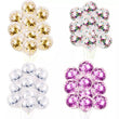 Set Of  5 Confetti Balloons, Decorative Confetti Balloons,