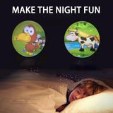 Flashlight Projector Torch Lamp, Toy Cute Cartoon Creativity Toy Torch Lamp Flashlight Projector Toy Baby Sleeping Story Book Toy Lamp, Bedtime Night Light, Fun Toys For Baby Toddlers