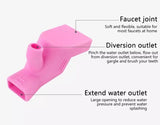 Silicone Water Extender, Sink Rubber Elastic Nozzle, Bathroom Kitchen Kitchen Faucet Accessories, Elastic Water Tap Extension, Dual Function Splash Filter