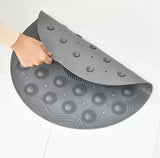 Silicone Bathroom Shower Mats, Multifunctional Water Absorption Bathroom Mats, Non-Slip Floor Mat