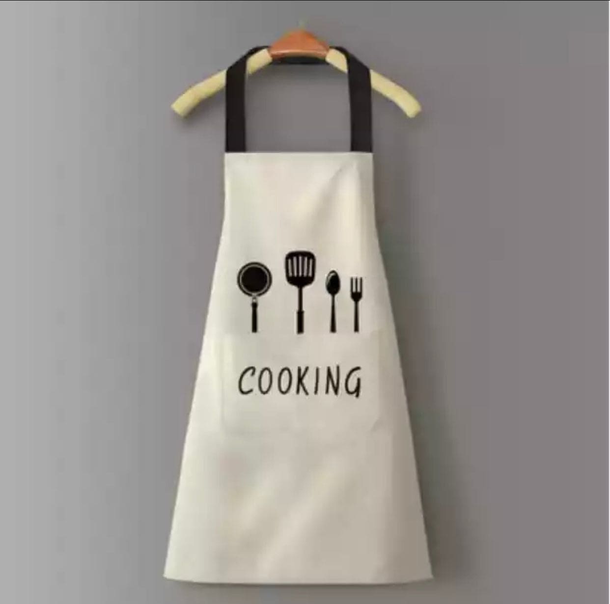 Women Wipeable Kitchen Apron, Enlarged Pocket Waterproof Oil-Proof Coffee Pinafore, Cooking Baking  Adult Bib, Kitchen Bib Aprons For Women & Men