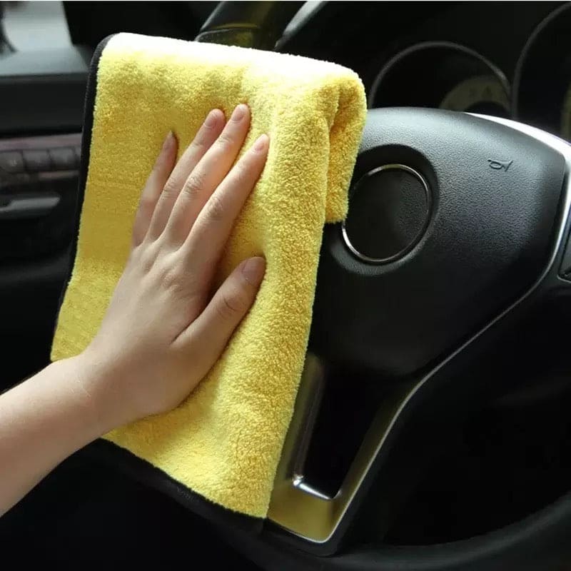 Set Of 3 Microfiber Car Cleaning Cloth, Car Care Cleaning Cloth Wash Towels, Microfiber Towel for Car Cleaning Wash,  Car Drying Cloth, Automobile Cleaning Towel,  Durable Microfiber Car Cleaning Accessory
