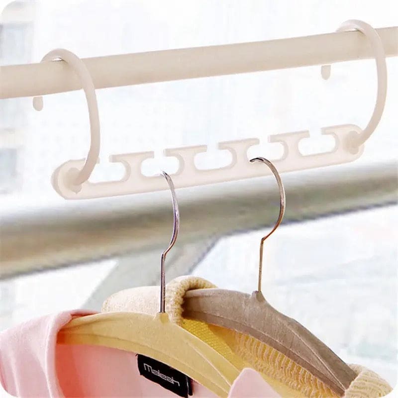 Pack Of 8 Wonder Hanger, Multifunctional Magic Hangers, Plastic Scarf Cabinet Storage Hangers For Clothes, Multi Port Clothing Rack, Clothes Closet Organizer