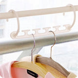 Pack Of 8 Wonder Hanger, Multifunctional Magic Hangers, Plastic Scarf Cabinet Storage Hangers For Clothes, Multi Port Clothing Rack, Clothes Closet Organizer