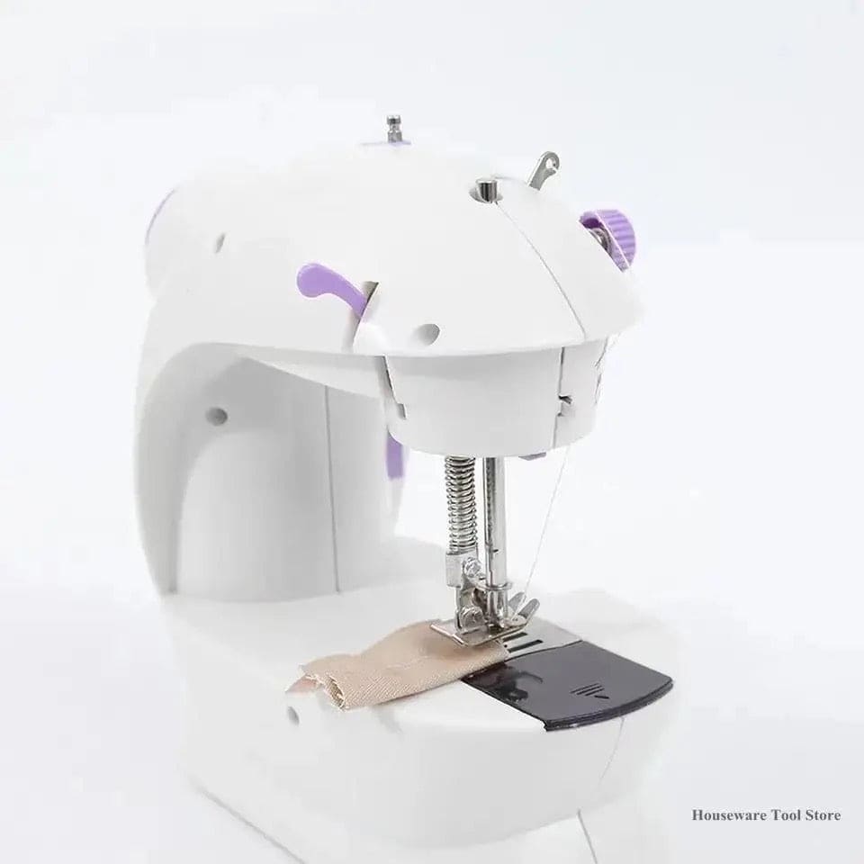 Mini Sewing Machine, Electric Portable Desktop Sewing Machine, Handheld Sewing Machine With Light Cutter, Night Light Sewing Machine, Universal Mini Portable Household Sewing Device