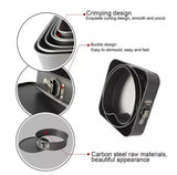 Set Of 3 Carbon Non Stick Pan, Round And Heart Cake Pan Set, Steel Nonstick Leakproof Cheesecake Pans, Mini Cake Molds
