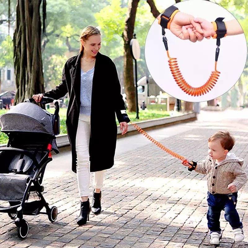 Baby Wrist Band, Baby Kids Safety Elastic Harness Strap, Anti Lost Wrist Link Traction Rope, Outdoor Walking Hand Belt, Anti-lost Wristband