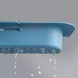 Kitchen Adjustable Drain Basket, Kitchen Sink Drain Rack, Multifunctional Plastic Hanging Rack, Plastic Sink Washcloth Rack