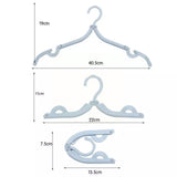 Multi Fold Travel Hanger, Portable Outdoor Non-Slip Hanger, Clothespin Towel Sock Storage Organizer, Clothes Hanger with Clips, Portable Plastic Display Hangers, Coats Hanger, Folding Clothing Organizer
