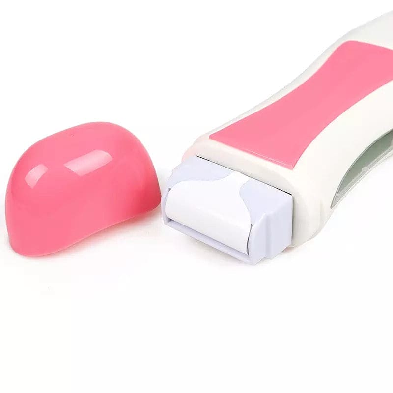 Electric Hair Removal Wax-melt Machine, Heater EU Plug Portable Epilator Roll, Heater Melt Depilation Hair Removal,  SPA Handheld Body Depilatory Machine Hair Removal Tool