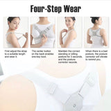 Vibration Reminder Back Posture Corrector, Upper Back Brace Correction Trainer, Back Pain Support Device