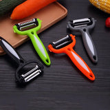 Simple Vegetable Peeler, Multifunctional  Rotary Vegetable Peeler, Stainless Steel Rotary Grater, Cabbage Potato Slicer Fruit Knife Kitchen Gadget, Multi Purpose 360 Degree Rotary Kitchen Tool