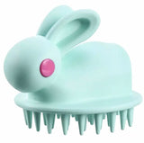 Silicone Rabbit Baby Bath Brush, Hair Washing Comb Shower Brush, Bath Spa Slimming Massage Brush, Soft Glue Shampoo Brush, Head Body Scalp Massage Brush, Children Bath Brush