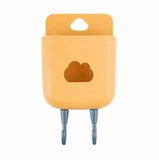 Cloud Wall Mounted Phone And Remote Holder, Durable Storage Basket, Home Office Wall Stand Storage Box, Wall Mounted Mobile Phone Plug, Multifunction Holder Stand