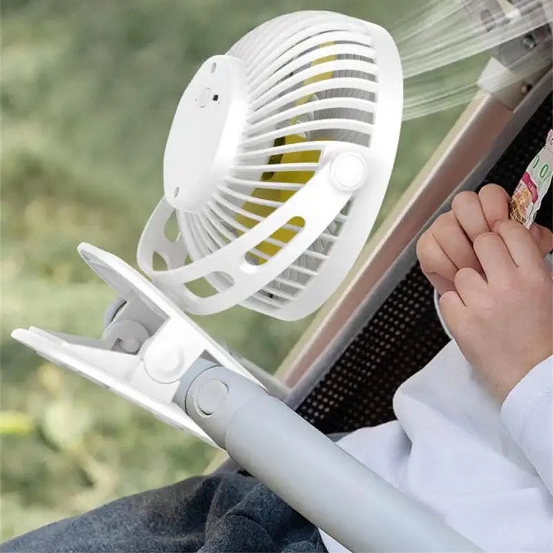 Tent Fan With LED Light, Portable Desk Clip Fan, Rechargeable Clip LED Fan, Comfortable Desktop Small Fan, 3D Cyclic Usb Fan, Three In One Rotary Electric Fan, Dormitory Quiet Office Desktop Clip Charging Fan, Ultra Long Range Silent Clip Fan