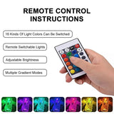 Rose Crystal Rechargeable Table Lamp, Diamond Touch Sensor Battery Desk Lamp, LED Romantic Desk Light, RGB Remote Control Night Light Projection Table Lamp